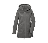 Funktionsparka "GW 63 WMN PRK", Damen, Gr. 44, grau (stein), Obermaterial: 100% Polyester, G.I.G.A. DX BY KILLTEC, Jacken, Wendeparka mit 2 Seiten, 2-Wege-Reißverschluss und Kapuze (43319154-44) stein