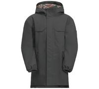 Funktionsparka JACK WOLFSKIN "TEEN 2L INS PARKA G", Mädchen, Gr. 152, granite, schwarz, OBERSTOFF 100% POLYESTER, FUTTER 100% POLYESTER FÜLLUNG 100% POLYESTER, Jacken Funktionsparka (33865462-152)