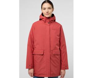 Funktionsparka JACK WOLFSKIN "WINTERTOR PARKA W", Damen, Gr. XL (46), rot (rot, coral), Obermaterial: 100% Polyester. Futter: 100% Polyester. Füllung: 80% Entendaune, 20% Federn, Jacken (59166940-XL) 