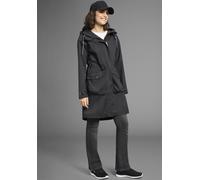 Funktionsparka KANGAROOS, Damen, Gr. 34, schwarz, Web, Obermaterial: 100% Polyester. Futter: 100% Polyester, kontrastfarbene Details, unifarben, bequem ca. Mitte Oberschenkel, abgesteppte Kante verste