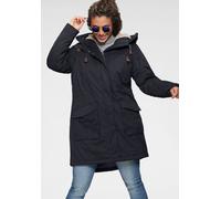 Funktionsparka "MANOLARA", Damen, Gr. 56, blau (dunkelnavy), Obermaterial: 87% Polyester, 13% Polyamid. Futter: 100% Polyester. Wattierung: 100% Polyester, G.I.G.A. DX BY KILLTEC, mit Knöpfen,verstell