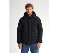 Funktionsparka PETROL INDUSTRIES, Herren, Gr. M, schwarz (deep schwarz), Web, Obermaterial: 100% Polyester, unifarben, regular fit normal, elastischer Bund, Jacken, mit Logo Stickerei (84600961-M) dee