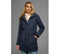 Funktionsparka POLARINO, Damen, Gr. 34, blau (marine), Web, Obermaterial: 54% Polyester, 46% Baumwolle. Futter: 100% Polyester. Futter 2: 100% Polyester. Wattierung: 100% Polyester, Jacken, Atmungsakt