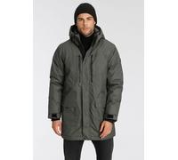 Funktionsparka POLARINO, Herren, Gr. 48, grün (khaki), Obermaterial: 100% Polyester. Futter: 100% Polyester. Wattierung: 100% Polyester, unifarben, mit Riegel Rippstrickbündchen, Jacken, Atmungsaktiv,