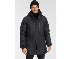 Funktionsparka POLARINO, Herren, Gr. 48, schwarz, Obermaterial: 100% Polyester. Futter: 100% Polyester. Wattierung: 100% Polyester, mit Riegel Rippstrickbündchen, Jacken, Atmungsaktiv, winddicht und w