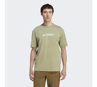 Funktionsshirt ADIDAS TERREX "TX LOGO TEE", Herren, Gr. L, tent grün, Obermaterial: 100% Baumwolle, normal, Rundhals, Shirts Funktionsshirt (48119207-L) tent grün