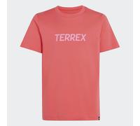 Funktionsshirt ADIDAS TERREX "KIDS MULTI LOGO", Mädchen, Gr. 140, pink (pure turbo), Obermaterial: 100% Baumwolle, Rundhals, Shirts Funktionsshirt (98338760-140) pure turbo