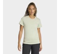 Funktionsshirt ADIDAS TERREX "MOUNTAIN GRAFIK", Damen, Gr. L, beige (halo grün), Obermaterial: 100% Baumwolle, Rundhals, Shirts Funktionsshirt (25617410-L) halo grün