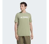 Funktionsshirt ADIDAS TERREX "MT LOG TECH T", Herren, Gr. L, grün (tent grün), Obermaterial: 100% Polyester, Shirts Funktionsshirt, sportliches Funktionsshirt, ohne Verschluss, aus Polyester (59701940