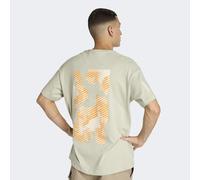 Funktionsshirt ADIDAS TERREX "MULTI MEADOW PACK", Herren, Gr. XXL, beige (halo grün), Obermaterial: 100% Baumwolle, normal, Rundhals, Shirts Funktionsshirt, Print T-Shirt (85388503-XXL) halo grün