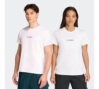 Funktionsshirt ADIDAS TERREX "SIGNATURE AOP GRAFIK", Damen, Gr. M, weiß, Obermaterial: 100% Baumwolle, normal, Rundhals, Shirts Funktionsshirt (29342708-M) weiß