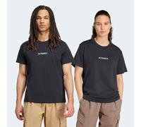 Funktionsshirt ADIDAS TERREX "U AOP T", Damen, Gr. L, schwarz, Obermaterial: 100% Baumwolle, normal, Rundhals, Shirts Funktionsshirt (16822318-L) schwarz