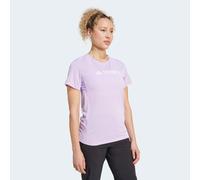 Funktionsshirt ADIDAS TERREX "W MT LOG TECH T", Damen, Gr. XS, powder plum, Obermaterial: 100% Polyester, normal, Rundhals, Shirts Funktionsshirt (23677001-XS) powder plum