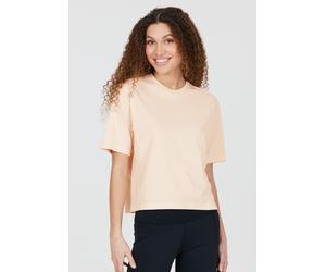 Funktionsshirt ATHLECIA "London", Herren, Gr. 36, pink, 60% Baumwolle, 40% Polyester, unifarben, kurz, Rundhals, Shirts Funktionsshirt, im gecroppten Oversize-Design (29140331-36) pink