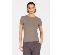 Funktionsshirt ATHLECIA "Tinashe", Herren, Gr. 44, braun, 92% Viskose, 8% Elasthan, unifarben, normal, Rundhals, Shirts Funktionsshirt, im simplen und schnelltrocknenden Design (62635167-44) braun