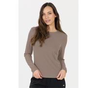 Funktionsshirt ATHLECIA "Tinashe", Herren, Gr. 44, taupe, 92% Viskose, 8% Elasthan, unifarben, normal, Rundhals, Shirts Funktionsshirt, mit QuickDry-Funktion (15213852-44) taupe