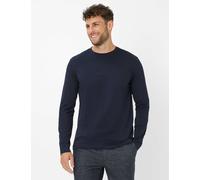 Funktionsshirt BRAX "Style T-ShirtN", Herren, Gr. XL (54), blau (navy), 98% Baumwolle, 2% Elasthan, Rundhals, Shirts Funktionsshirt (61698404-XL) navy