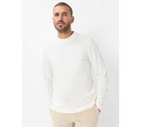 Funktionsshirt BRAX "Style T-ShirtN", Herren, Gr. XL (54), weiß (sanftes weiß), 80% Baumwolle, 20% Wolle, Rundhals, Shirts Funktionsshirt (59998417-XL) sanftes weiß