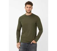 Funktionsshirt BRAX "Style T-ShirtN", Herren, Gr. XXXL (58/60), grün (olivgrün), 98% Baumwolle, 2% Elasthan, Rundhals, Shirts Funktionsshirt (42981765-XXXL) olivgrün