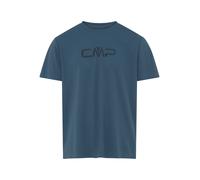Funktionsshirt CMP "MAN CO T-SHIRT", Herren, Gr. 46, blau (avio), Obermaterial: 100% Polyester, normal, Rundhals, Shirts Funktionsshirt, atmungsaktiv, mit Rundhalsausschnitt, schnell trocknend (107881