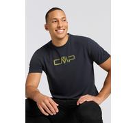 Funktionsshirt CMP "MAN CO T-SHIRT", Herren, Gr. 46, grau (antracite), Obermaterial: 100% Polyester, normal, Rundhals, Shirts Funktionsshirt, atmungsaktiv, mit Rundhalsausschnitt, schnell trocknend (7