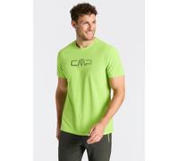 Funktionsshirt CMP "MAN CO T-SHIRT", Herren, Gr. 56, grün (mela), Obermaterial: 100% Polyester, normal, Rundhals, Shirts Funktionsshirt (46482357-56) mela