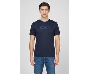 Funktionsshirt CMP "MAN CO T-SHIRT", Herren, Gr. 58, blau (b.blau, dusty), Obermaterial: 100% Polyester, normal, Rundhals, Shirts Funktionsshirt (60776903-58) b.blau, dusty
