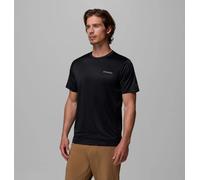 Funktionsshirt COLUMBIA, Herren, Gr. L (50), schwarz, Obermaterial: 100% Polyester, Shirts Funktionsshirt, Kurzarm-Design, feuchtigkeitstransportierendes Gewebe, aus Polyester (31761102-L) schwarz