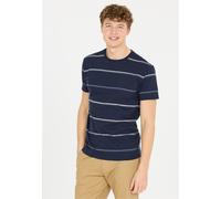 Funktionsshirt CRUZ "austin", Herren, Gr. 3XL, blau, 100% Baumwolle, gestreift, normal, Rundhals, Shirts Funktionsshirt, im coolen Streifendesign (23228439-XXXL) blau