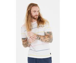 Funktionsshirt CRUZ "austin", Herren, Gr. M, weiß, 100% Baumwolle, gestreift, normal, Rundhals, Shirts Funktionsshirt, im coolen Streifendesign (19011838-M) weiß