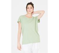 Funktionsshirt CRUZ "Highmore", Herren, Gr. 40, grün (mint), 100% Baumwolle, unifarben, normal, Rundhals, Shirts Funktionsshirt, im smarten Basic-Look aus reiner Baumwolle (81620637-40) mint