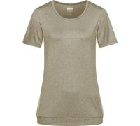 Funktionsshirt DEPROC ACTIVE "KITIMAT WOMEN", Damen, Gr. 40 (M), sand, 94% Polyester; 6% Elasthan, tailliert, Shirts Funktionsshirt, Funktionsshirt in Melangeoptik (98371816-40) sand