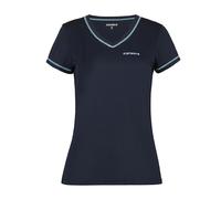 Funktionsshirt ICEPEAK "Icepeak T-shirt Beasley", Damen, Gr. M, dunkel blau, Stoff, 100% Polyester, normal, V-Ausschnitt, Shirts Funktionsshirt (62769157-M) dunkel blau
