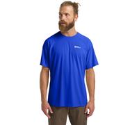 Funktionsshirt JACK WOLFSKIN "PRELIGHT SWIFT T M", Herren, Gr. S (48), blau (vibrant, blau), Obermaterial: 100% Polyester, Shirts Funktionsshirt (59608042-S) vibrant, blau