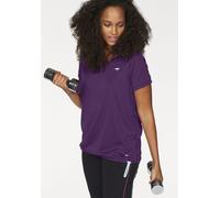 Funktionsshirt KANGAROOS, Damen, Gr. 48/50, lila, Obermaterial: 100% Polyester, figurumspielend hüftbedeckend, V-Ausschnitt, Shirts Funktionsshirt, Kurzarm, figurumspielend, mit V-Ausschnitt, große Gr