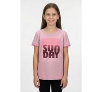 Funktionsshirt KILLTEC "KOS 133 GRLS TSHRT", Kinder, Gr. 152, rosa, Obermaterial: 65% Polyester, 30% Baumwolle, 5% Elasthan, Shirts Funktionsshirt, für Wandern, sportlicher Stil, aus Polyester, Baumwo