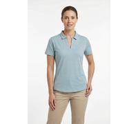 Funktionsshirt KILLTEC "KOS 21 WMN TSHRT", Damen, Gr. 36, hell ocean, Obermaterial: 93% Polyester, 7% Elasthan, Shirts Funktionsshirt, mit femininer Ausschnitt mit Kragen, atmungsaktives Stretchmateri
