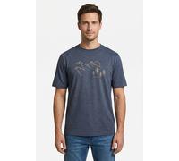 Funktionsshirt KILLTEC "KOS 78 MN TSHRT", Herren, Gr. XL, nachtblau, Obermaterial: 65% Polyester, 30% Baumwolle, 5% Elasthan, Shirts Funktionsshirt, für Wandern und sportliche Aktivitäten, in den Größ