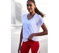 Funktionsshirt LASCANA ACTIVE "Digital Mauve" Gr. L (44/46), weiß Damen Shirts (82973614-L) weiß
