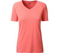 Funktionsshirt LPO "Damen Funktionsshirt Amira", Damen, Gr. 44L, fiery coral melange, Wirkware: Active Dry - 94% Recycling PES, 6% EL, Shirts Funktionsshirt (99751944-44) fiery coral melange