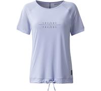 Funktionsshirt LPO "Funktionsshirt Eleni", Damen, Gr. 46 (L), blau heron, 90% Polyester, 10% Elasthan, regular fit, Shirts Funktionsshirt, holografischer Logo-Print (36002145-46) blau heron