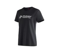 Funktionsshirt MAIER SPORTS "MS Tee M" Gr. 50, schwarz Herren Shirts (94720444-50) schwarz