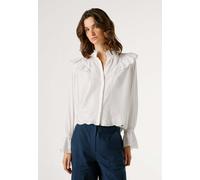 Funktionsshirt PEPE JEANS "shirt BELLA SHIRT", Damen, Gr. XL, weiß, 100% Baumwolle, Shirts Funktionsshirt (61849856-XL) weiß