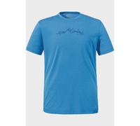 Funktionsshirt SCHÖFFEL "CIRC T Shirt Sulten M", Herren, Gr. 46, blau (8275, blau), Oberstoff: 100% Polyester, Rundhals, Shirts Funktionsshirt (74947766-46)