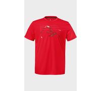 Funktionsshirt SCHÖFFEL "CIRC T Shirt Sulten M", Herren, Gr. 56, 2605, rot, Oberstoff: 100% Polyester, Rundhals, Shirts Funktionsshirt (57329250-56) 2605, rot