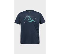 Schöffel Funktionsshirt CIRC T Shirt Sulten M Herren Rundhals 100% Polyester Blau Gr. 52