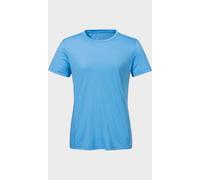 Funktionsshirt SCHÖFFEL "CIRC T Shirt Tauron L", Damen, Gr. 38, blau (8105, blau), Oberstoff: 100% Polyester, Rundhals, Shirts Funktionsshirt (27998203-38) 8105, blau
