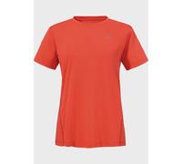 Funktionsshirt SCHÖFFEL "CIRC T Shirt Tauron L", Damen, Gr. 48, rot (2030, rot), Oberstoff: 100% Polyester, Rundhals, Shirts Funktionsshirt (79688624-48) 2030, rot