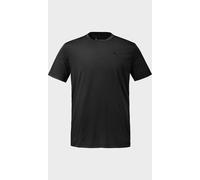 Funktionsshirt SCHÖFFEL "CIRC T Shirt Tauron M", Herren, Gr. 48, 9990, schwarz, Oberstoff: 100% Polyester, Rundhals, Shirts Funktionsshirt (75041139-48) 9990, schwarz