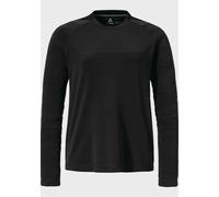 Funktionsshirt SCHÖFFEL "Hiking CIRC Longsleeve Style Smue WMS", Damen, Gr. 40, schwarz (9990, schwarz), Oberstoff: 100% Polyester, Rundhals, Shirts Funktionsshirt (72187820-40)